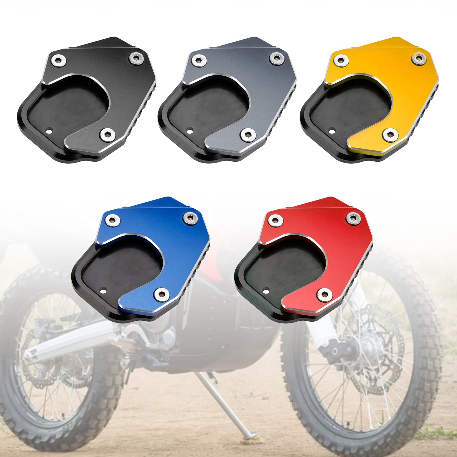 Almohadilla de placa ampliada con soporte para Honda CRF250L 2017-2020