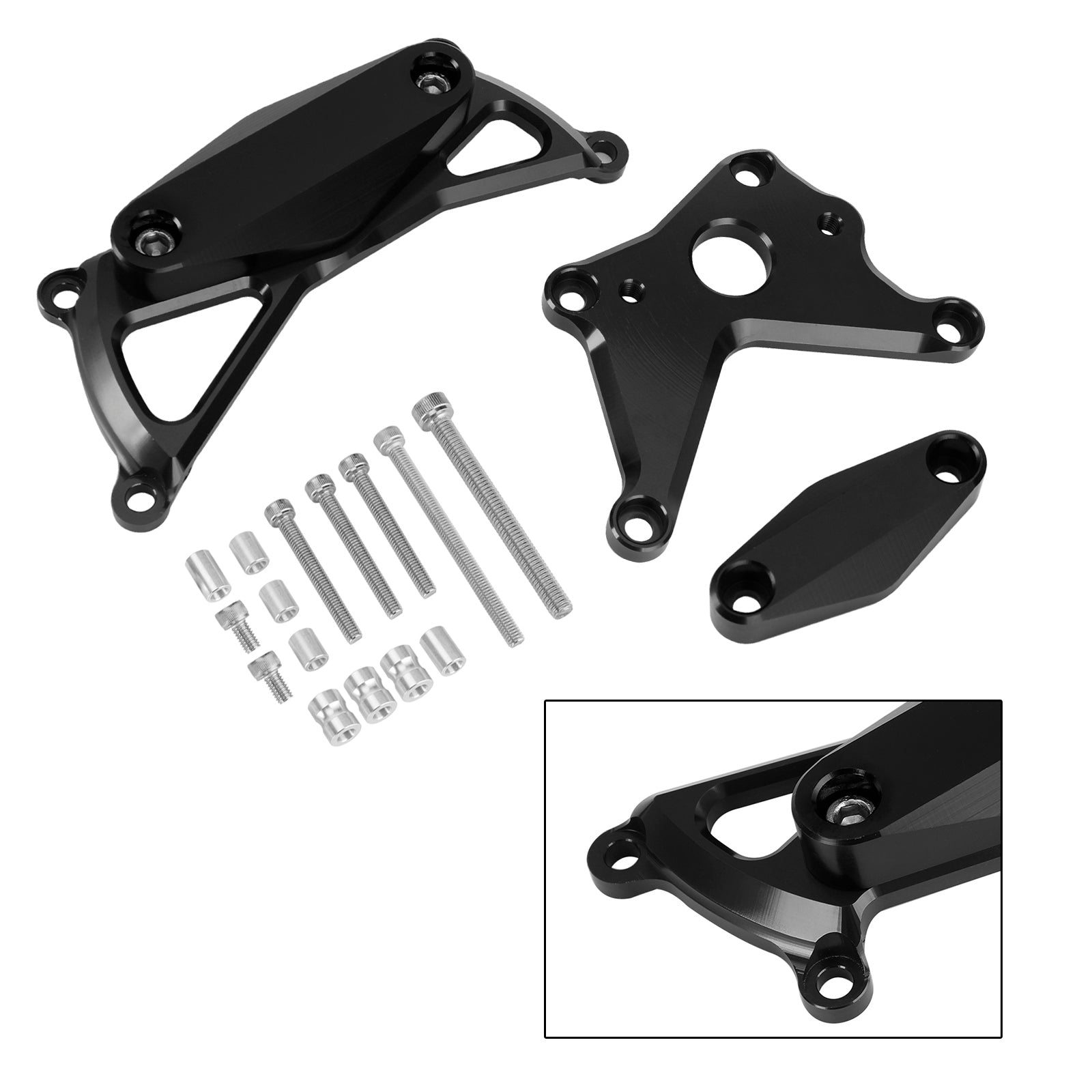 Plastic Engine Protector Covers Slider For Suzuki Gsx-S1000/Gt 21-22 Katana Titanium