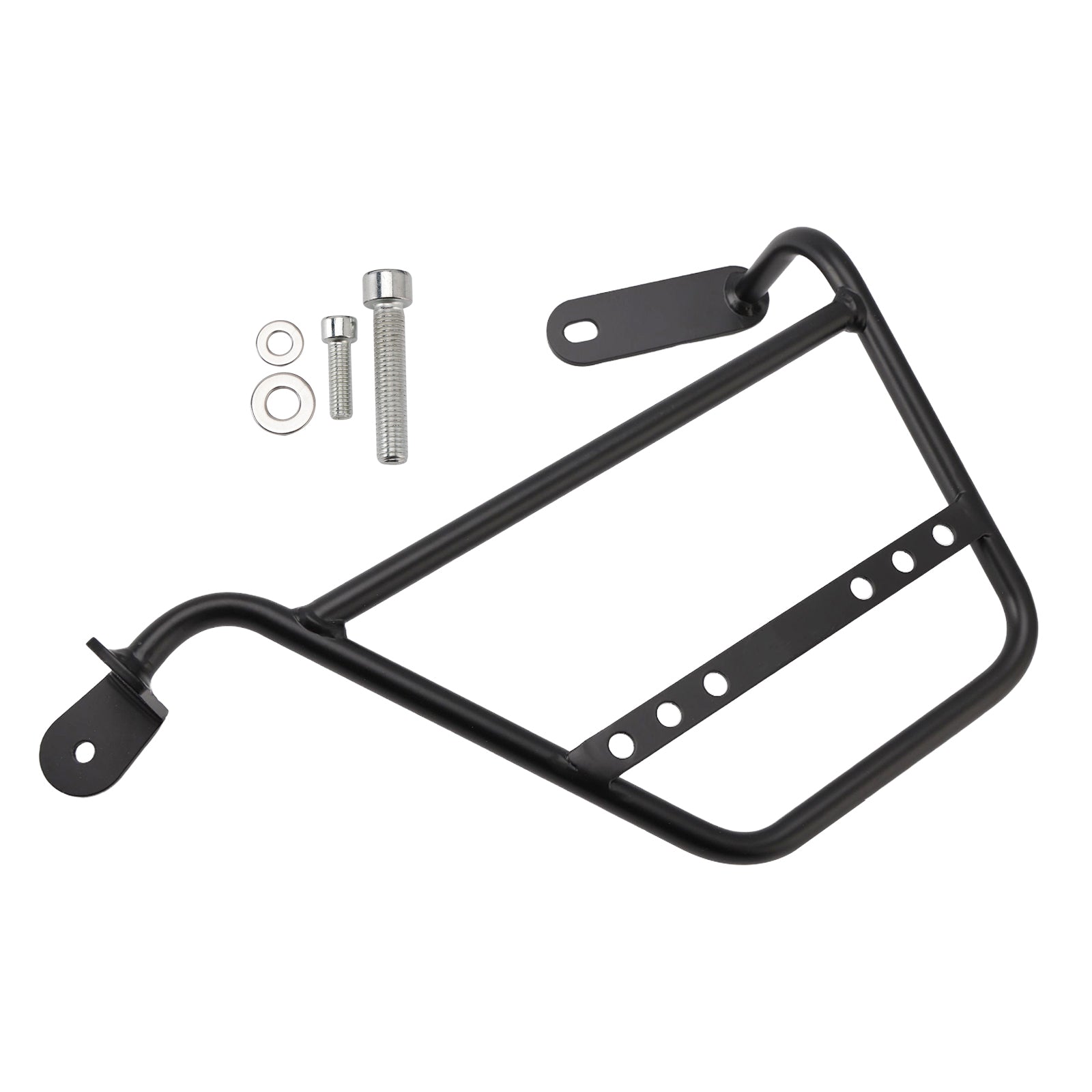 21-24 Guzzi V7 750Cc Luggage Rack Side Saddle Bag Mount Bracket Black Left