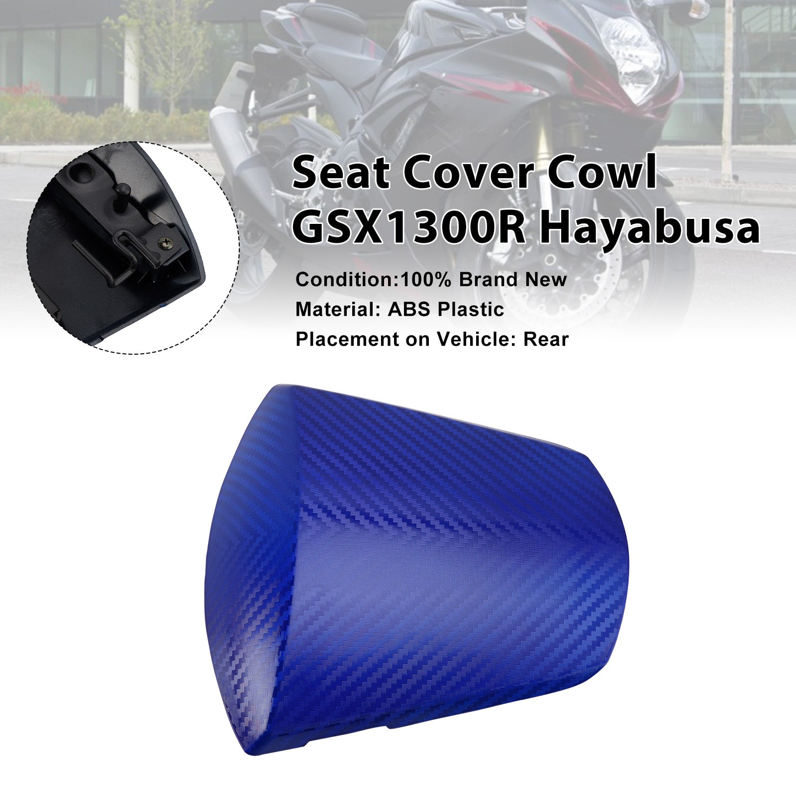Housse de carénage de siège arrière Suzuki GSXR600 GSXR750 K11 2011-2026