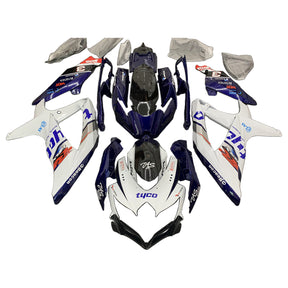 Amotopart 2008-2010 Suzuki GSXR 600/750 K8 Blue&White Style2 Fairing Kit