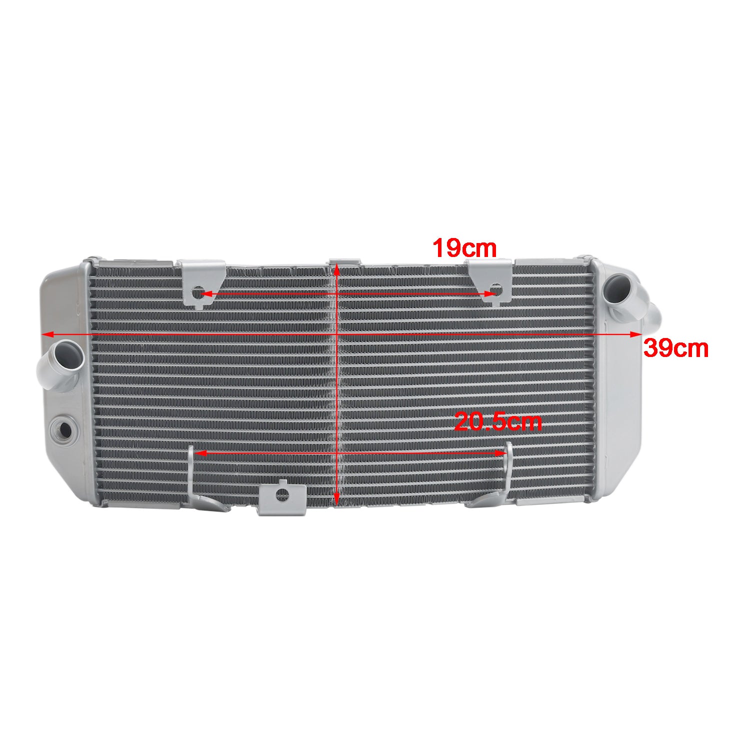 12-16 Yamaha TMAX530 T-max 530 Refroidisseur de radiateur en aluminium Argenté