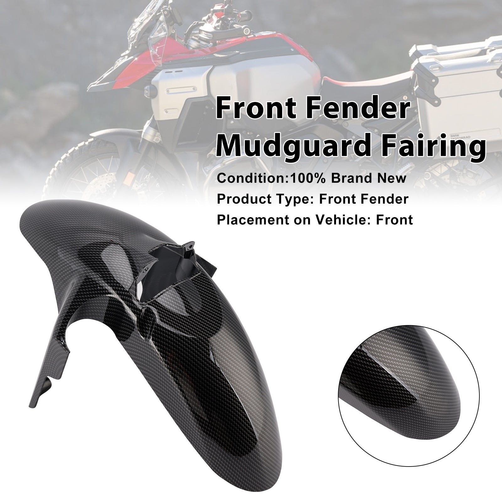 2024-2025 BMW R1300GS Front Fender Mudguard Fairing