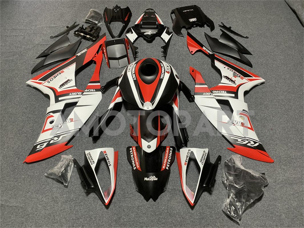 Amotopart 2008-2016 Yamaha YZF 600 R6 Fairing Kit Collection Two
