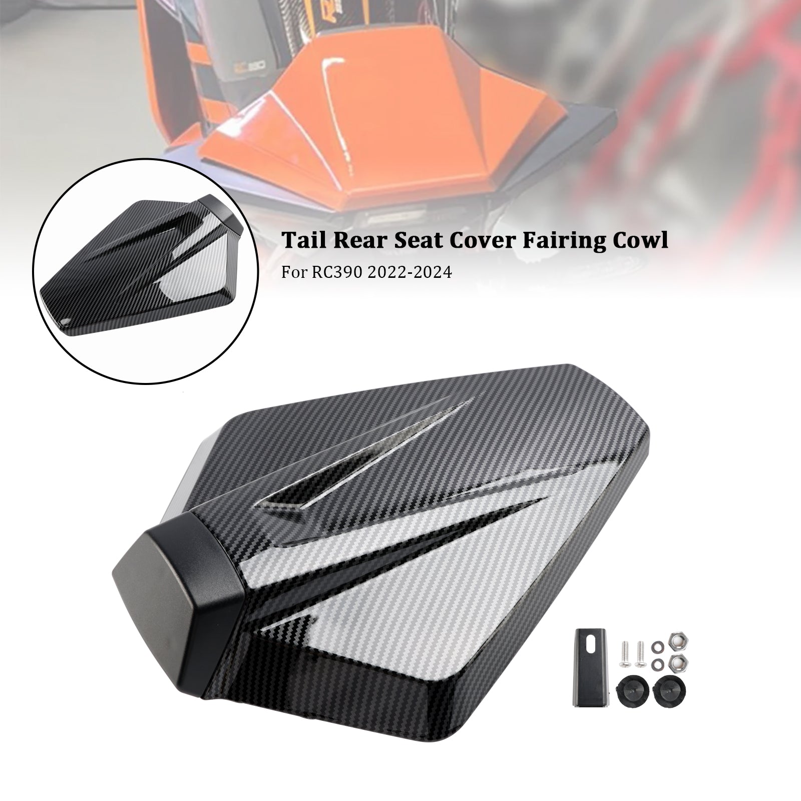 22-24 KTM RC390 Tail Rear Seat Cover Fairing Cowl