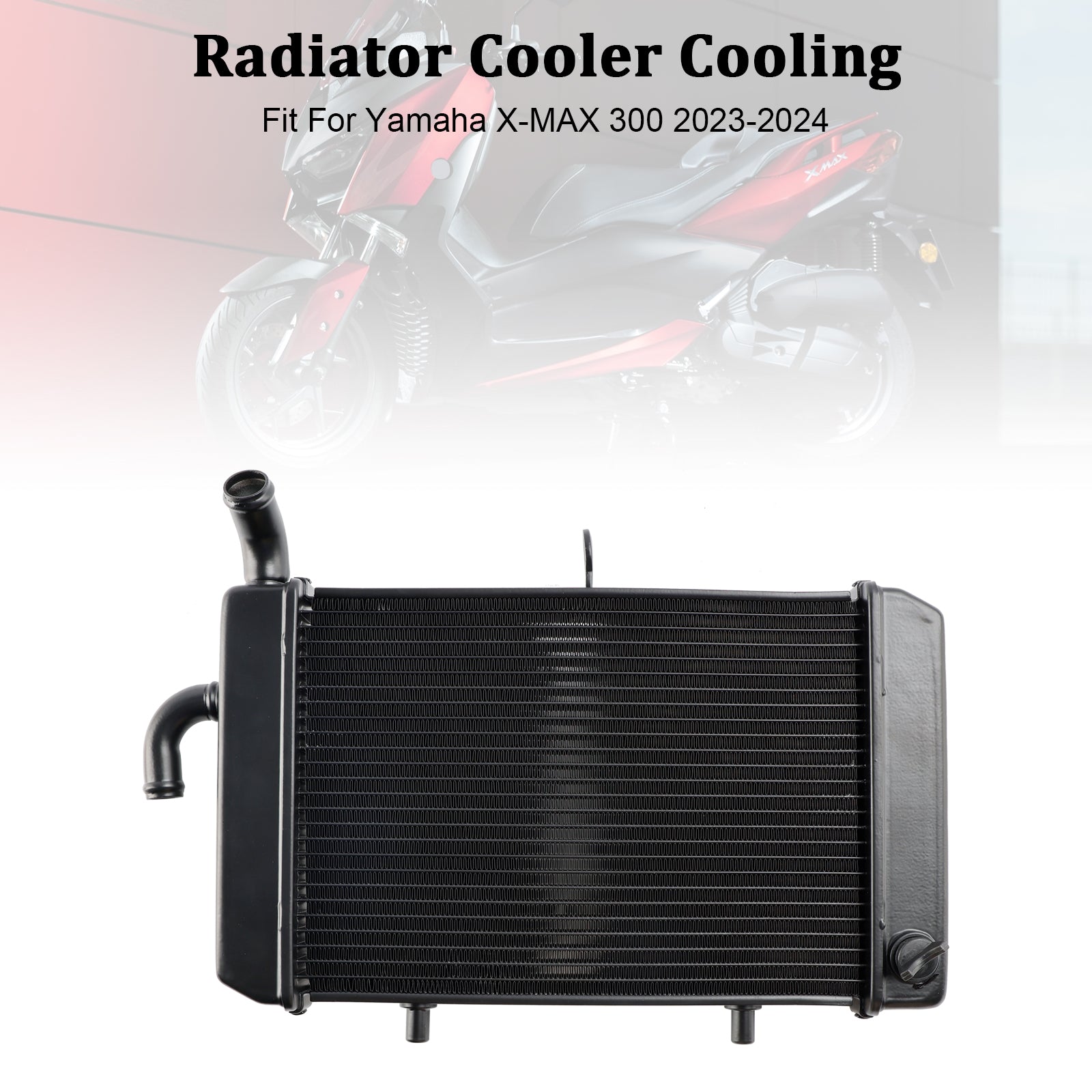 23-24 Yamaha X-MAX 300 XMAX Radiator Cooling Engine Cooler