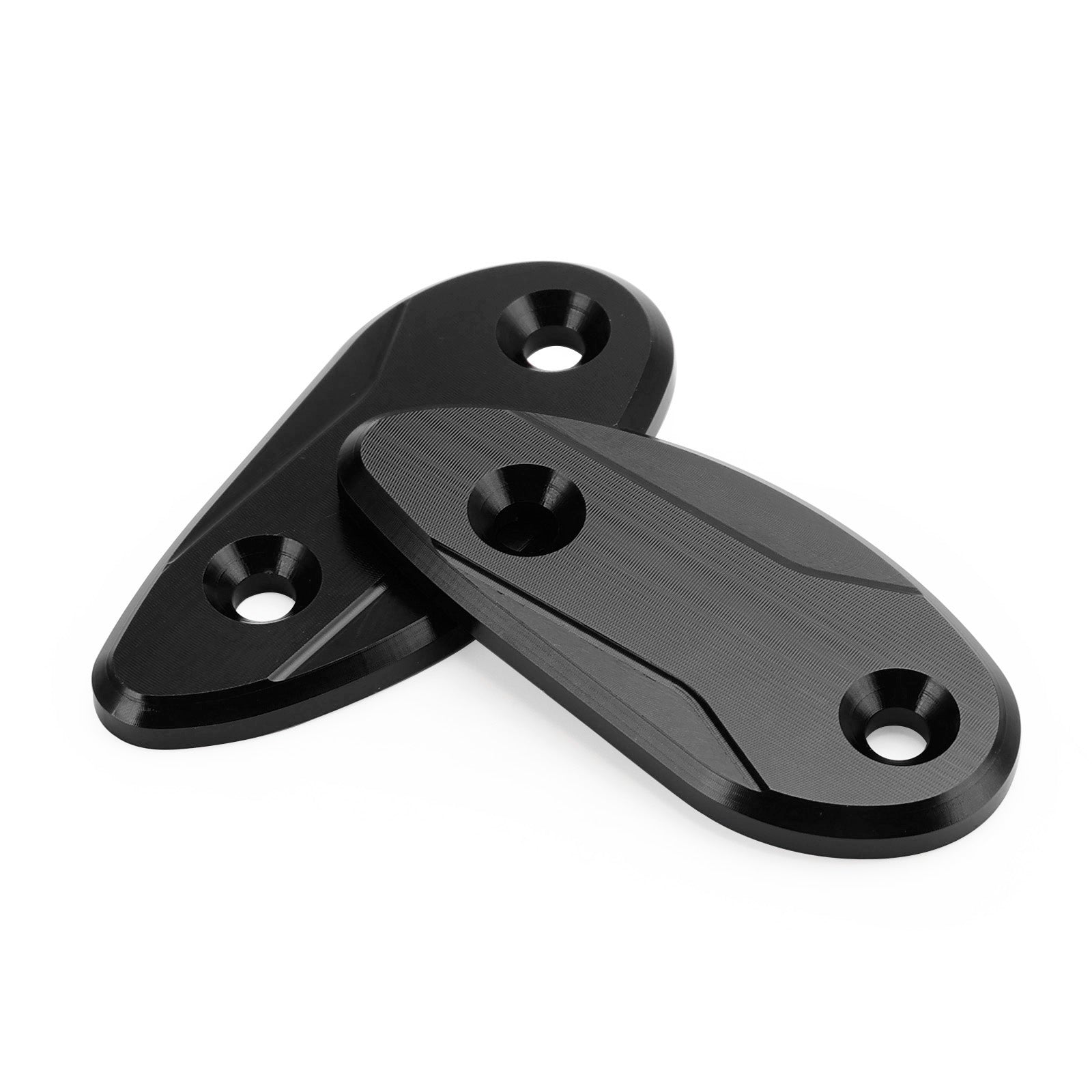 Schwarze Spiegellösch-Blindblockplatten für Honda CBR1000RR 2008–2023