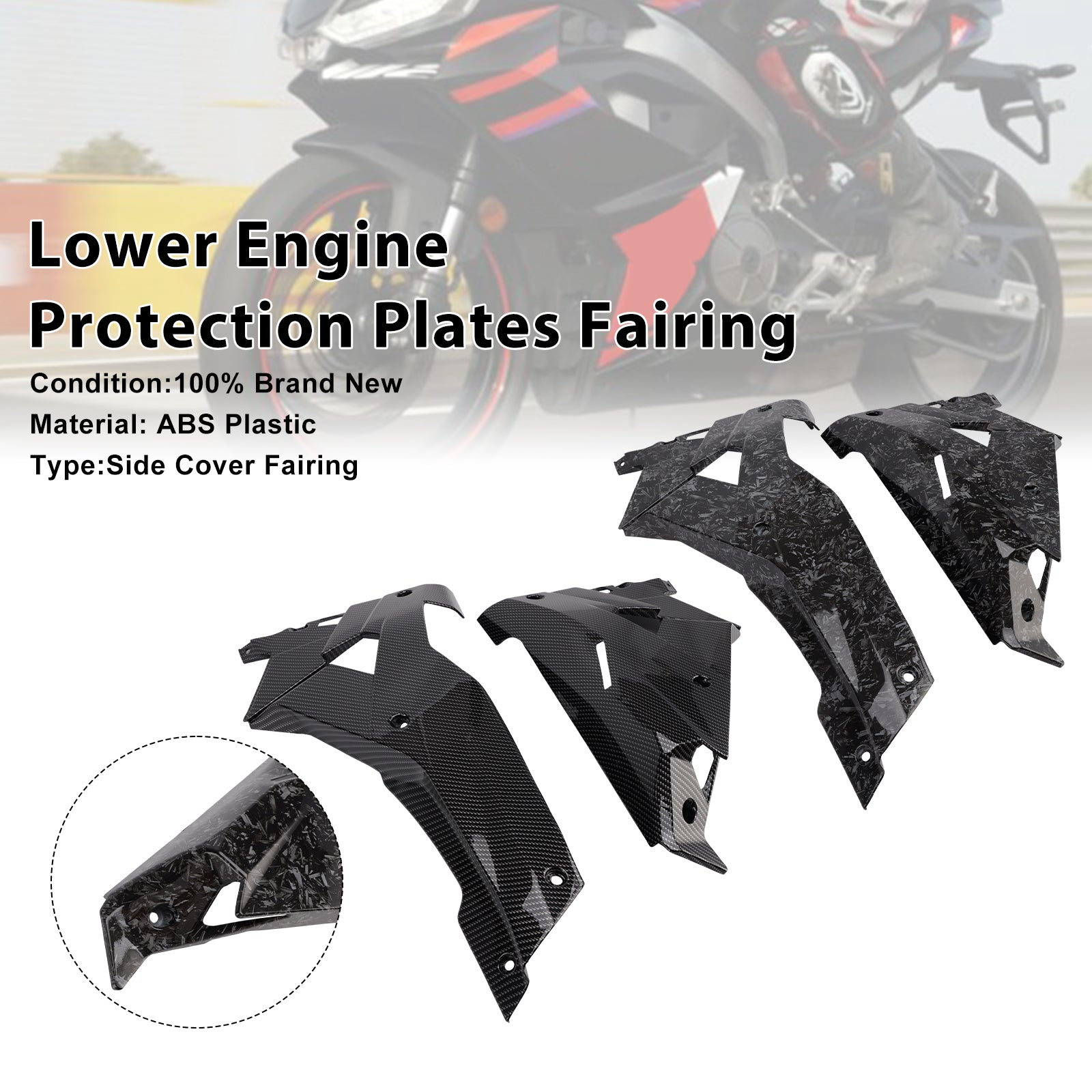 2024-2025 Aprilia RS457 RS 457 Engine Lower Belly Pan Panels Guard Fairing