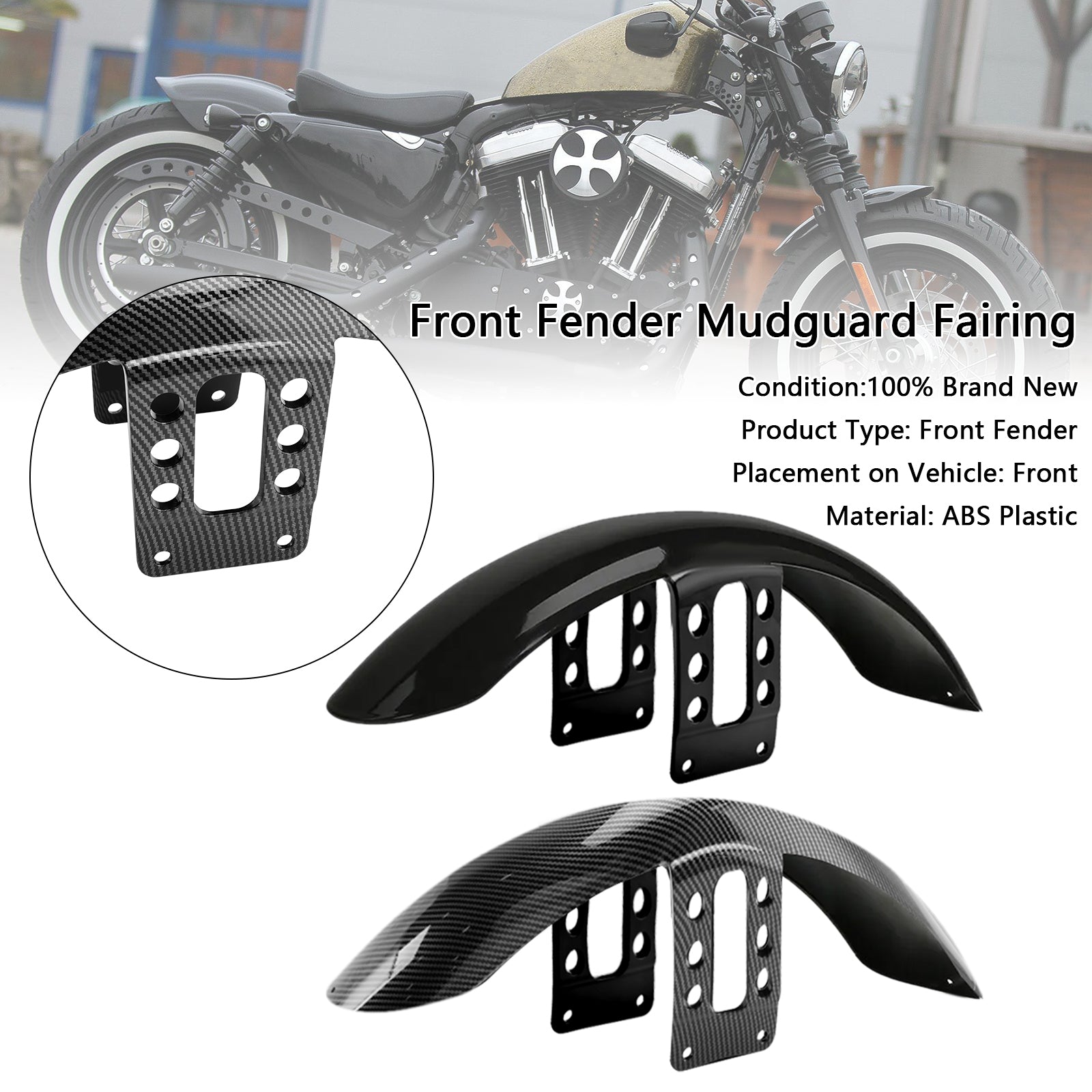 1988-up Sportster 883 1200 High Front Fender Mudguard Fairing