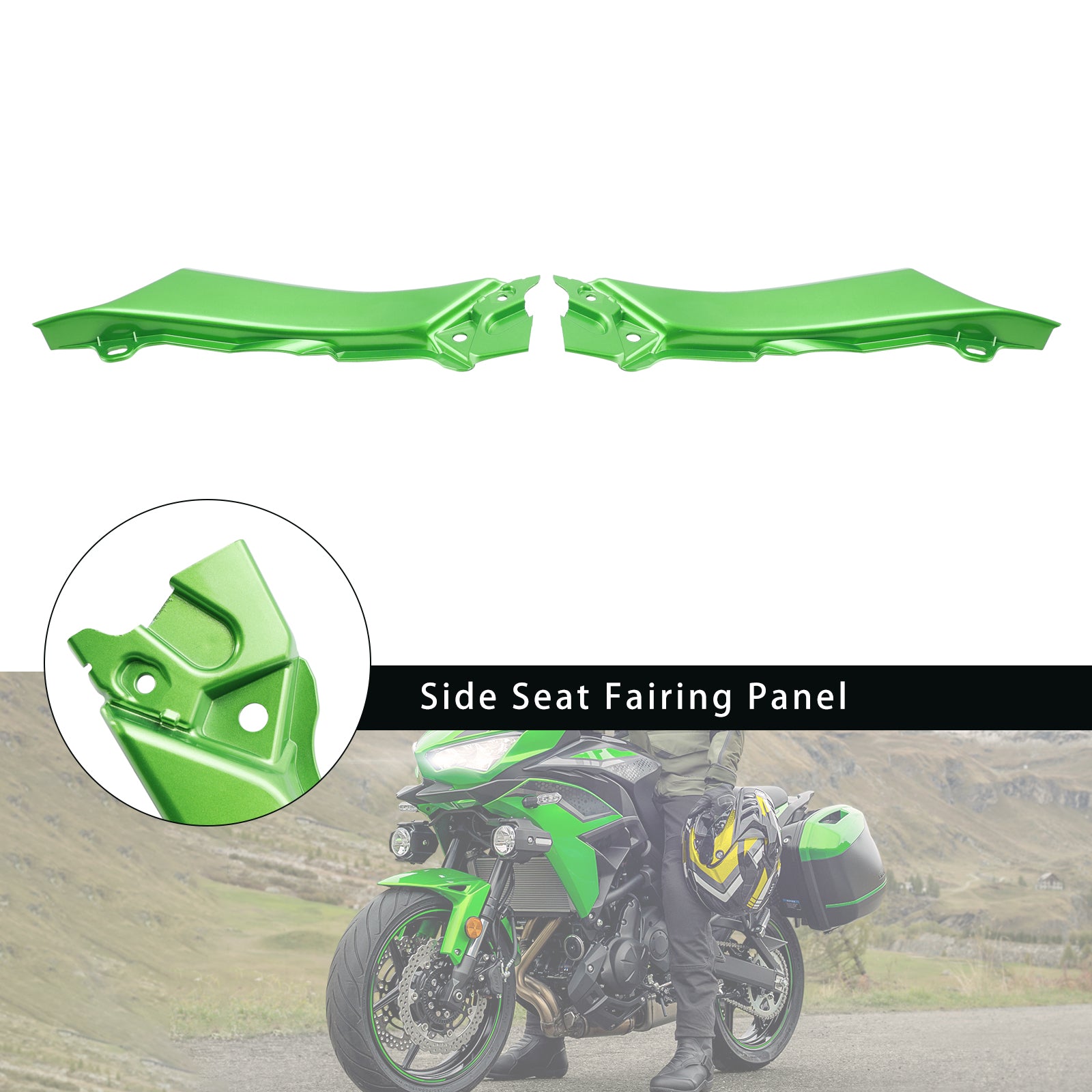 22-24 Kawasaki Versys 650 KLE650 Side Seat Fairing Panel Cowl