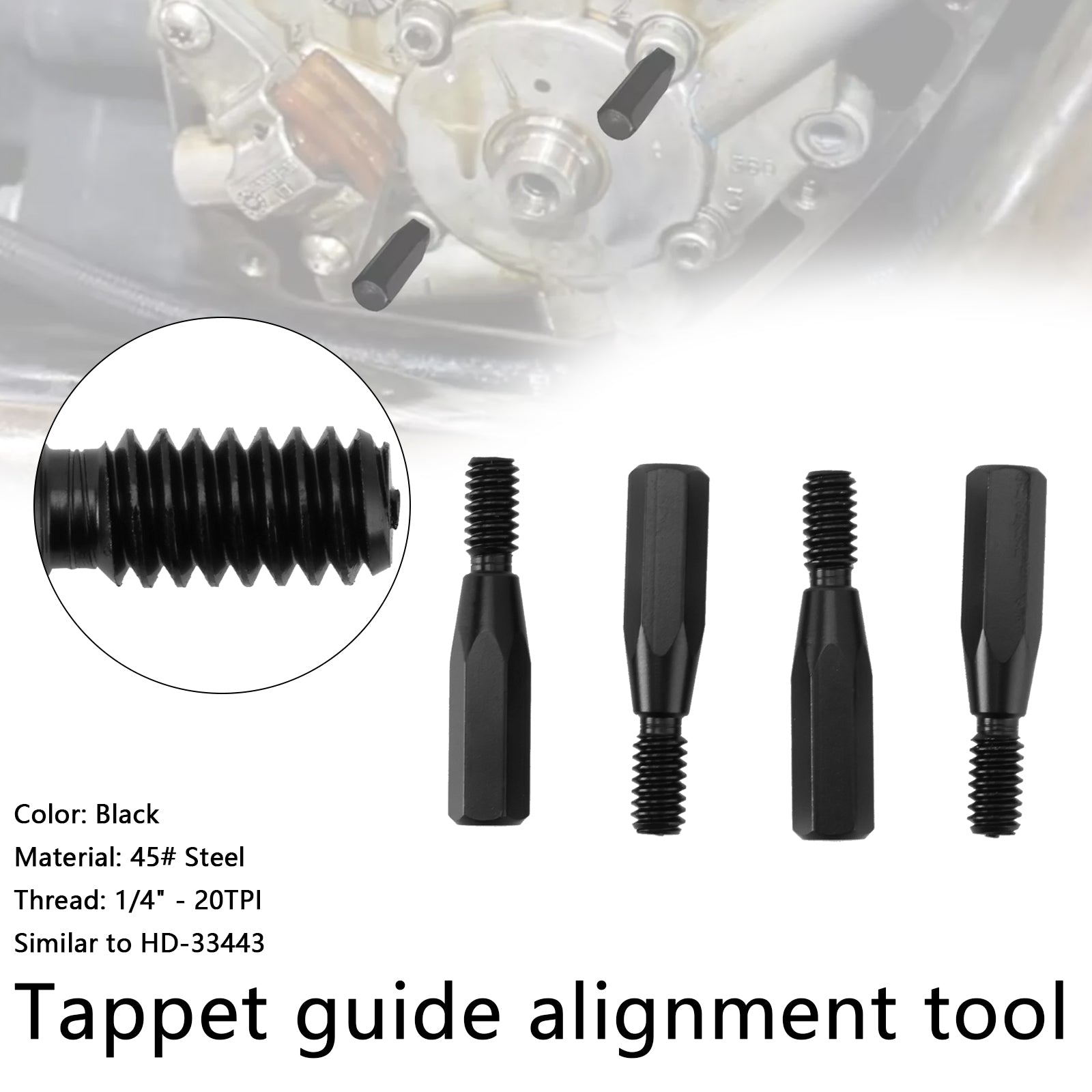 All EVO Big Twin EVO XL Models Tappet Guide Oil Pump Alignment Tool