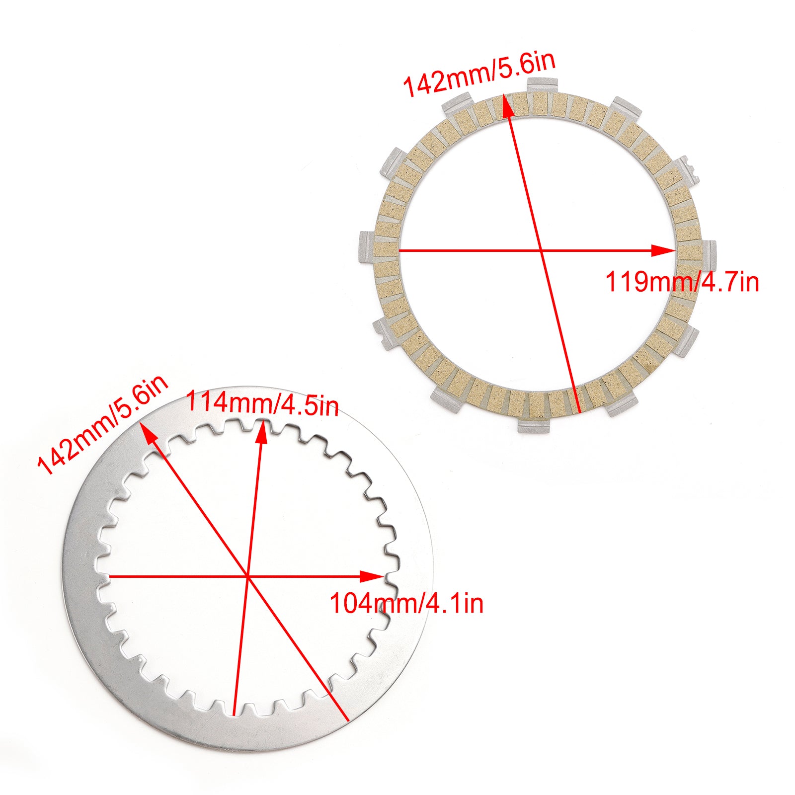 16-24 Yamaha MT-07 XSR700 Tenere 700  Clutch Friction Plates And Gasket Kit