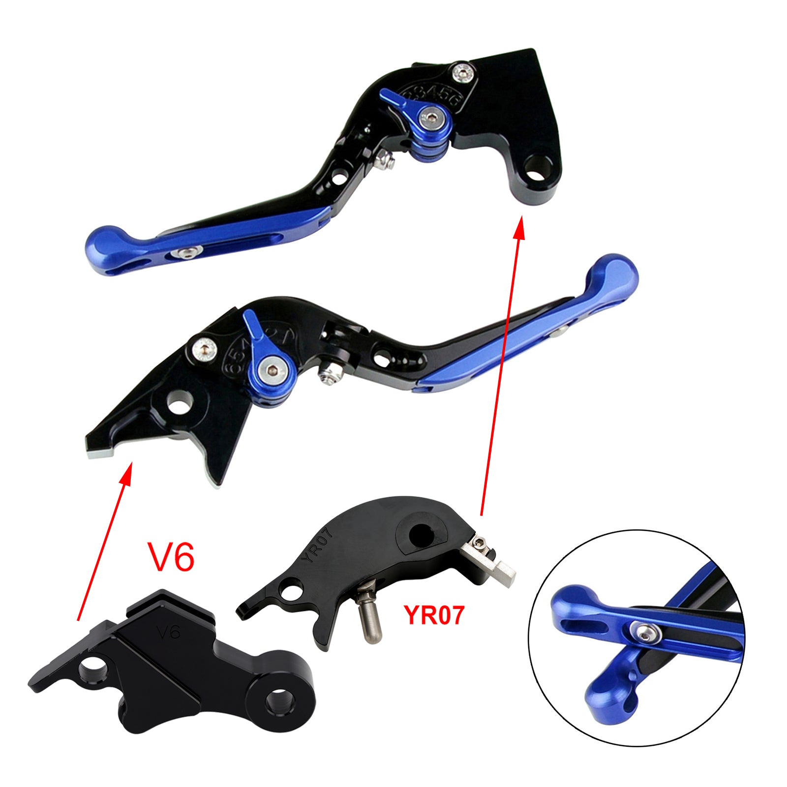 24-25 YAMAHA XSR900 XSR900GP MT-09 MT-09SP Adjustable Clutch Brake Lever