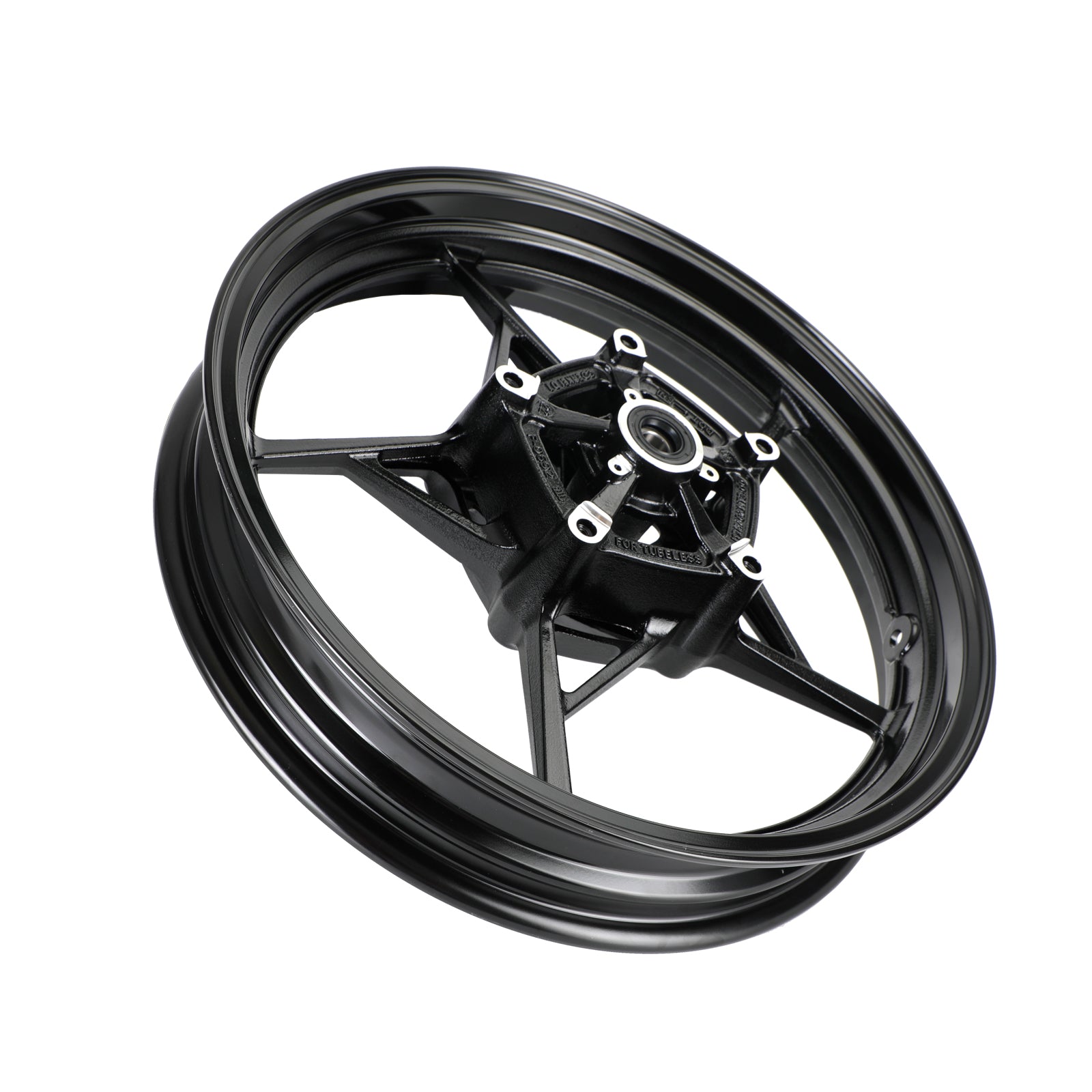 18-23 Kawasaki EX400G Ninja 400 / ABS / Z400 Glossy Black Front and Rear Wheel Rim