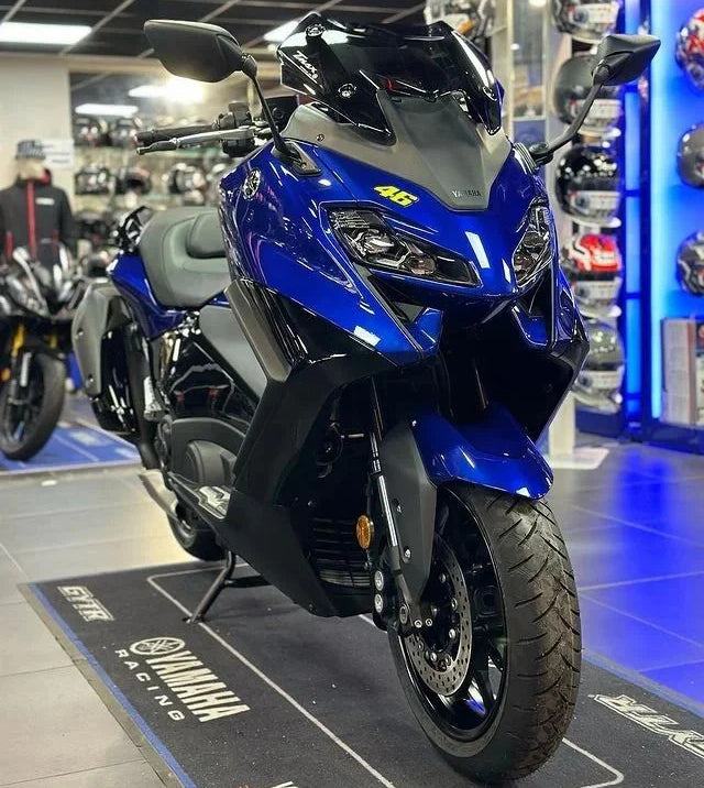 Amotopart 2022-2024 Yamaha TMAX560 Blau-Schwarz-Verkleidungssatz