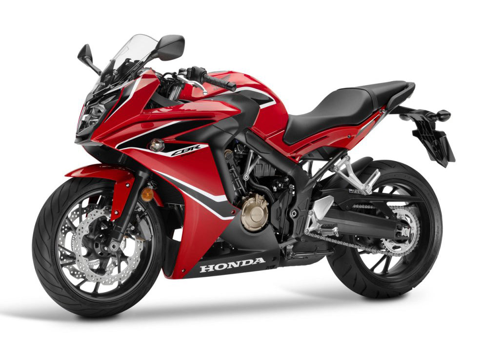 Amotopart 2017–2019 Honda CBR650F Verkleidungsset in Rot und Schwarz