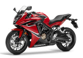 Amotopart 2017–2019 Honda CBR650F Verkleidungsset in Rot und Schwarz