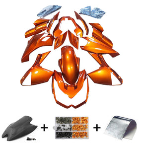 Amotopart Verkleidungssatz für Kawasaki Z1000, Orange, 2010–2013