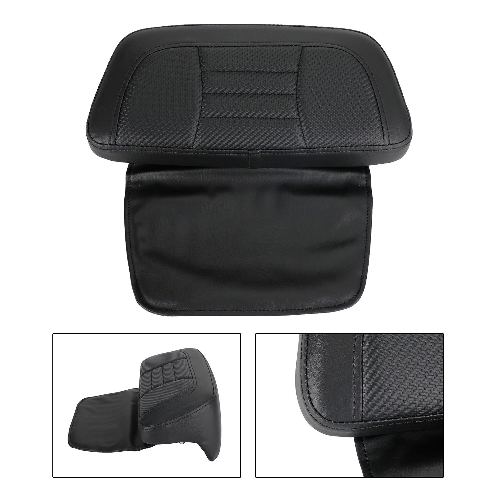 Chopped Pack Trunk Backrest Pad fit for Tour Pak Touring FL Road Glide 2014-Up