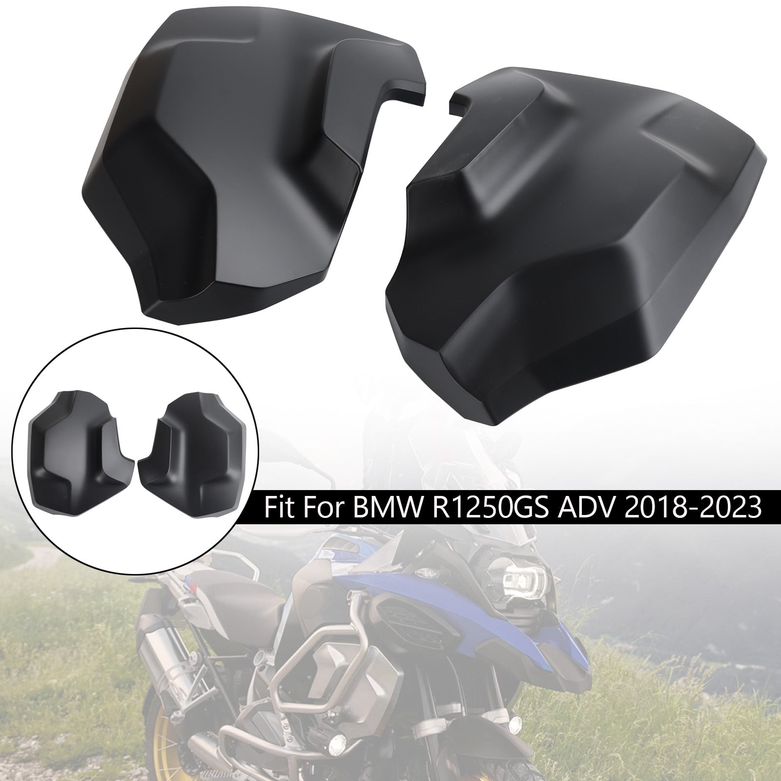 18-23 BMW R1250GS ADV Side Frame Fairing Cowl Guards Radiator Cover