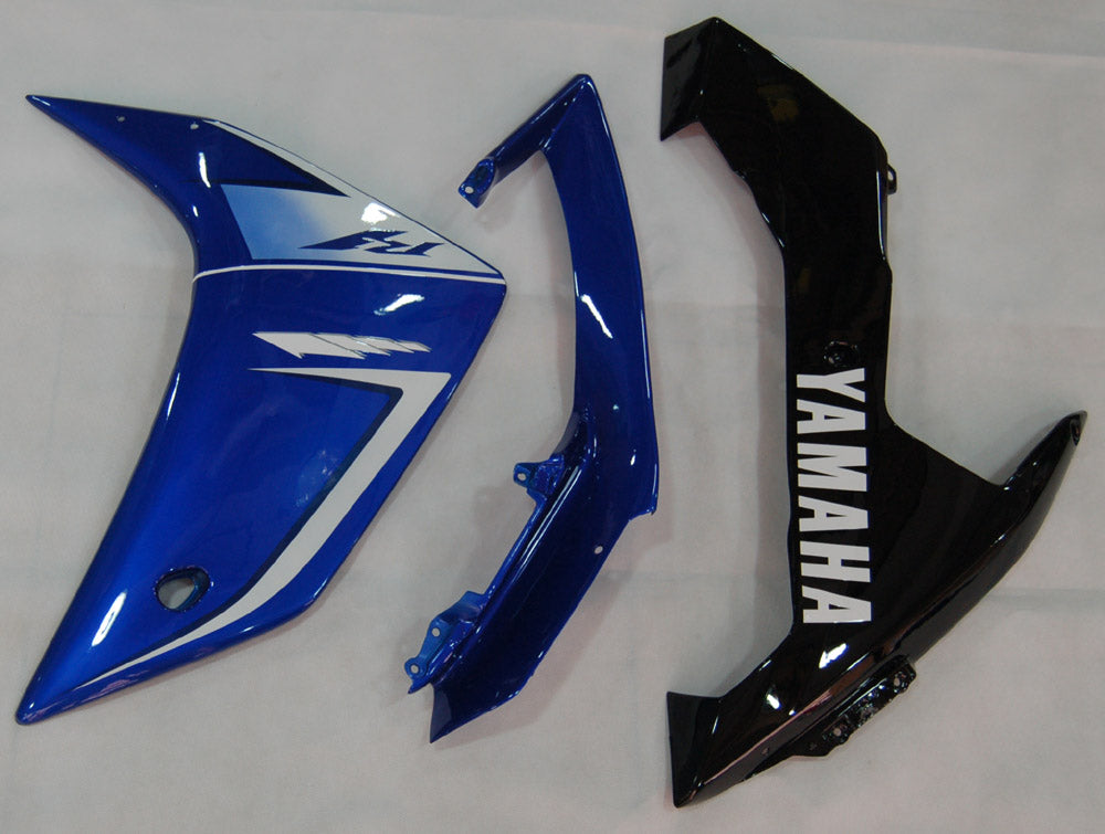 Amotopart 2007–2008 Yamaha YZF 1000 R1 Blau &amp; Schwarz Style1 Verkleidungsset