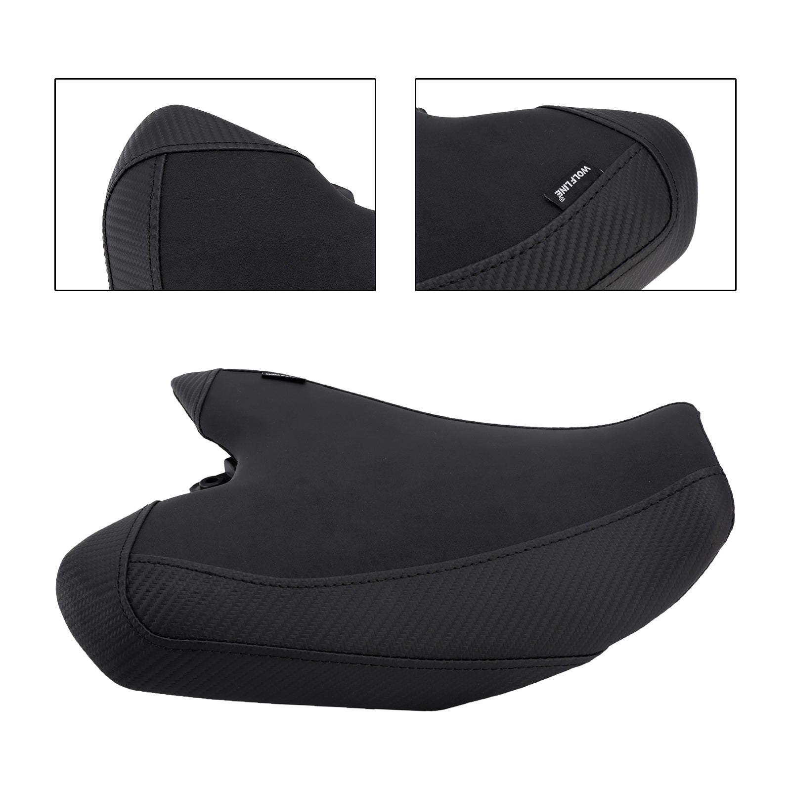 2025+ Yamaha Mt-07 Mt 07 Fz-07 Front Raider Seat Driver Cushion Pu Black