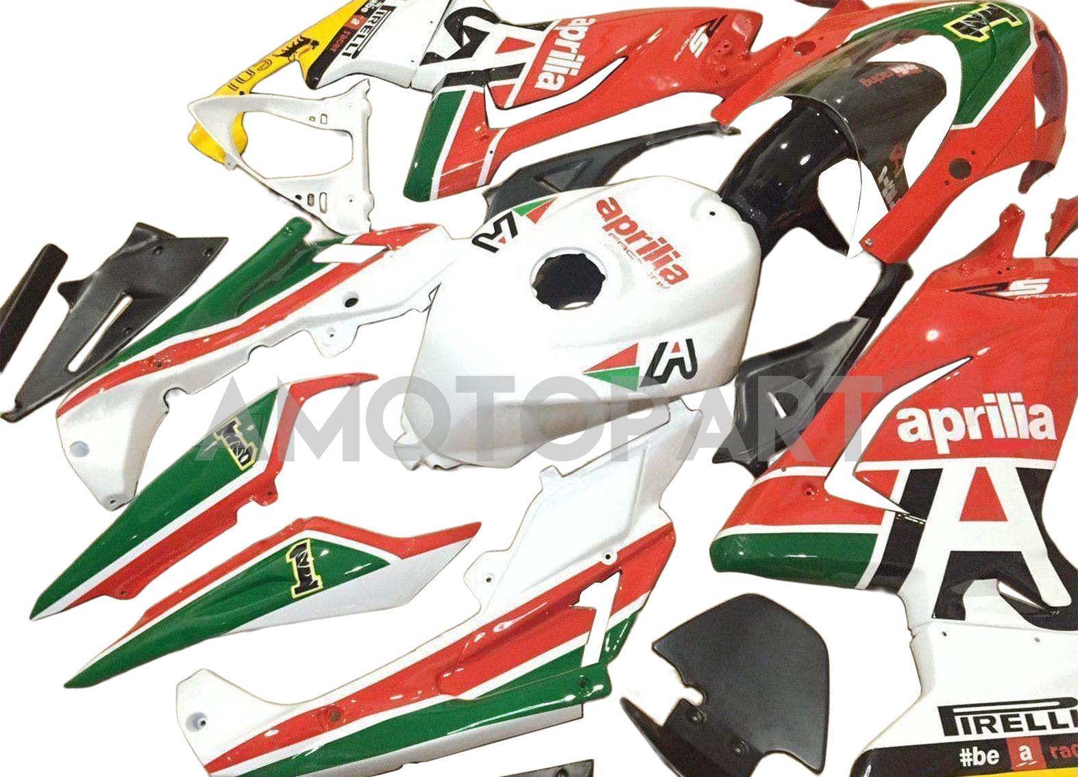Amotopart Aprilia 2006-2011 RS125 Red&Green Fairing Kit