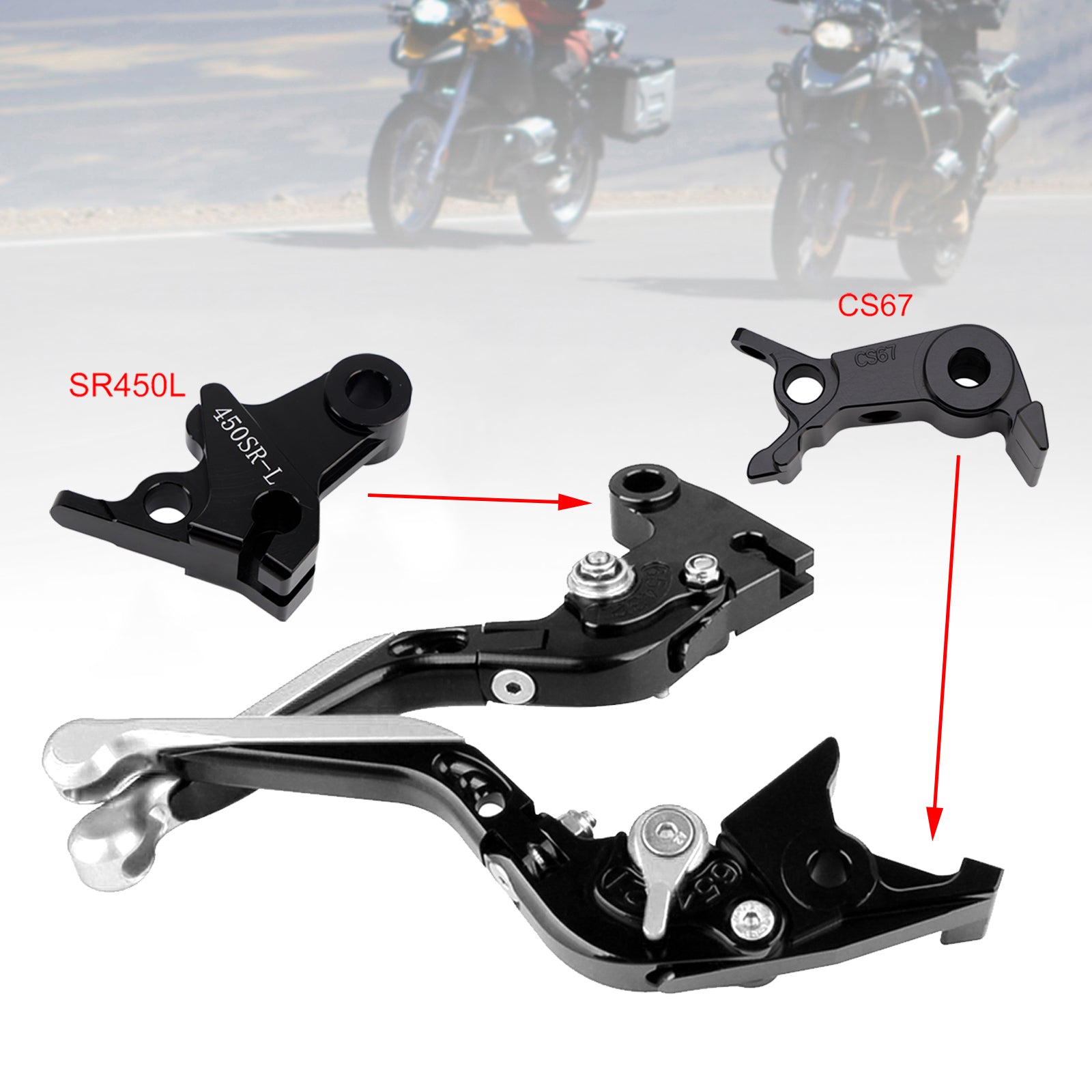 2024-2026 VOGE DS900X 900DSX Adjustable Clutch Brake Lever