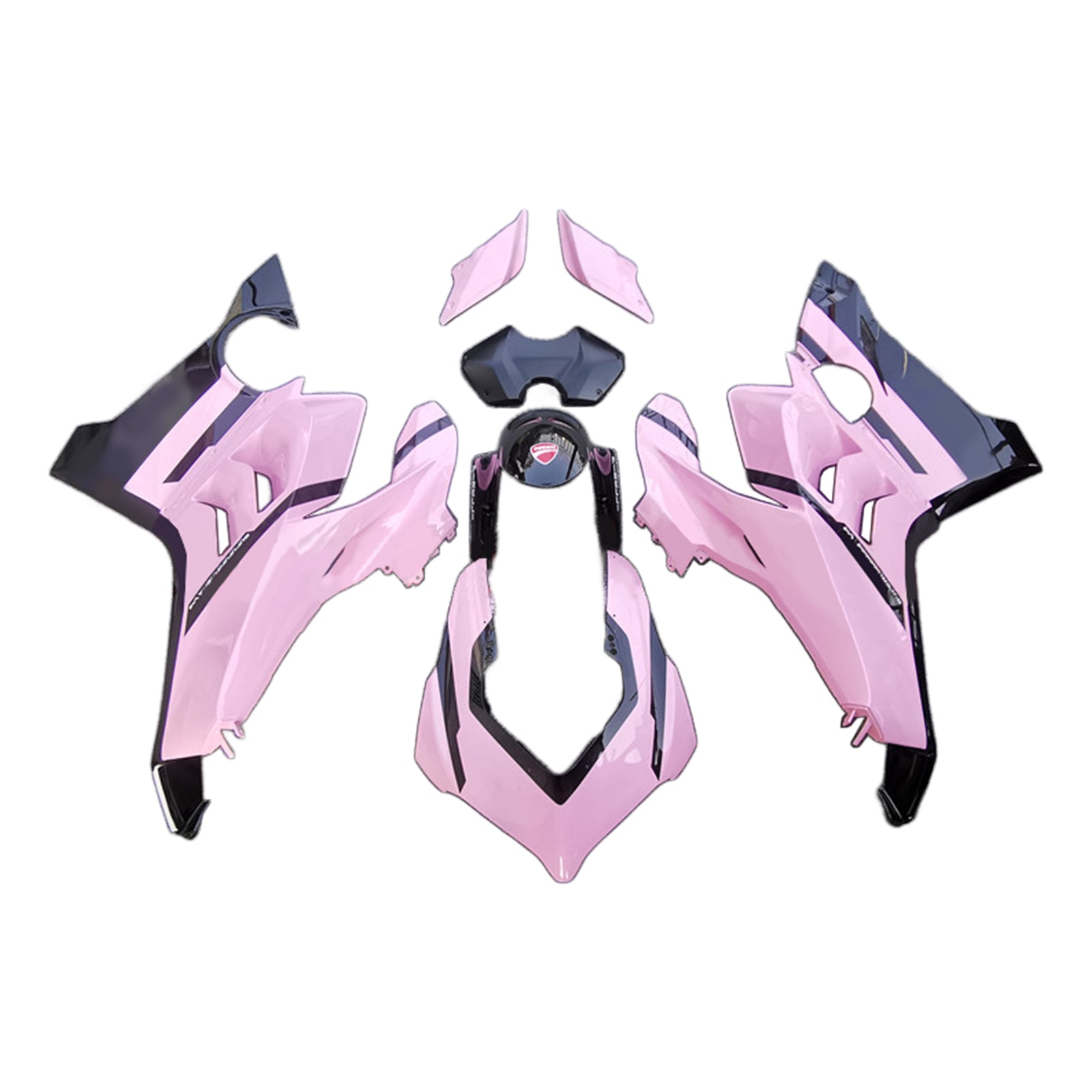 Amotopart Ducati Panigale 20-21 V4/V4S & 21-22 V4SP & 19-22 V4R Pink Fairing Kit