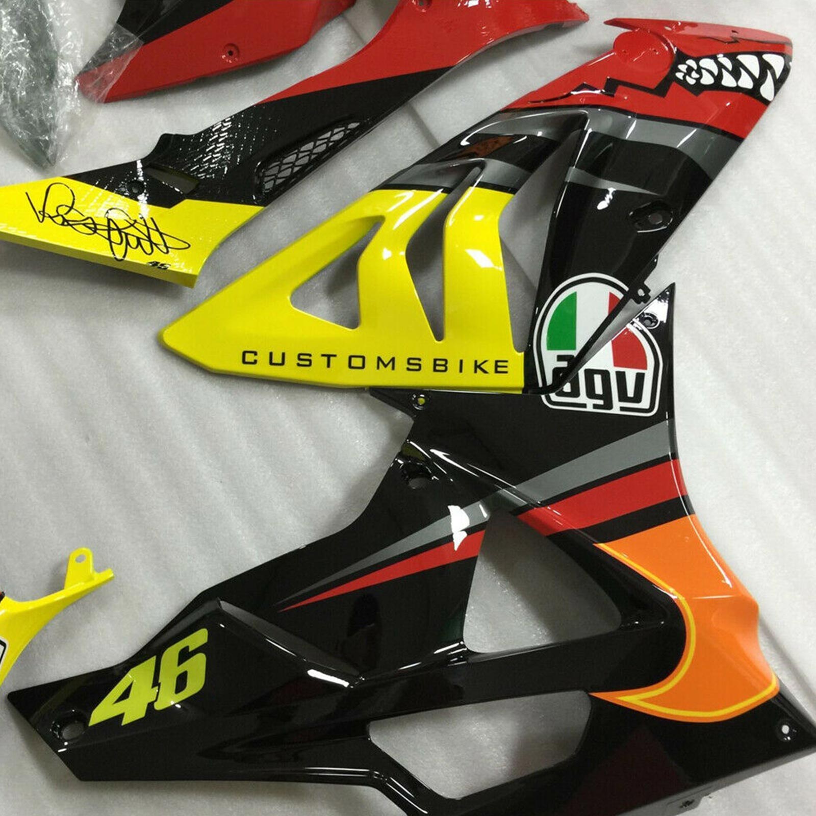 Amotopart 2015-2016 BMW S1000RR Red&Yellow Monster Fairing Kit