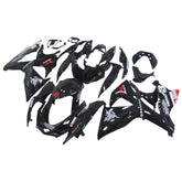 Amotopart 2009-2016 K9 GSXR1000 Suzuki Black with White Accents Fairing Kit