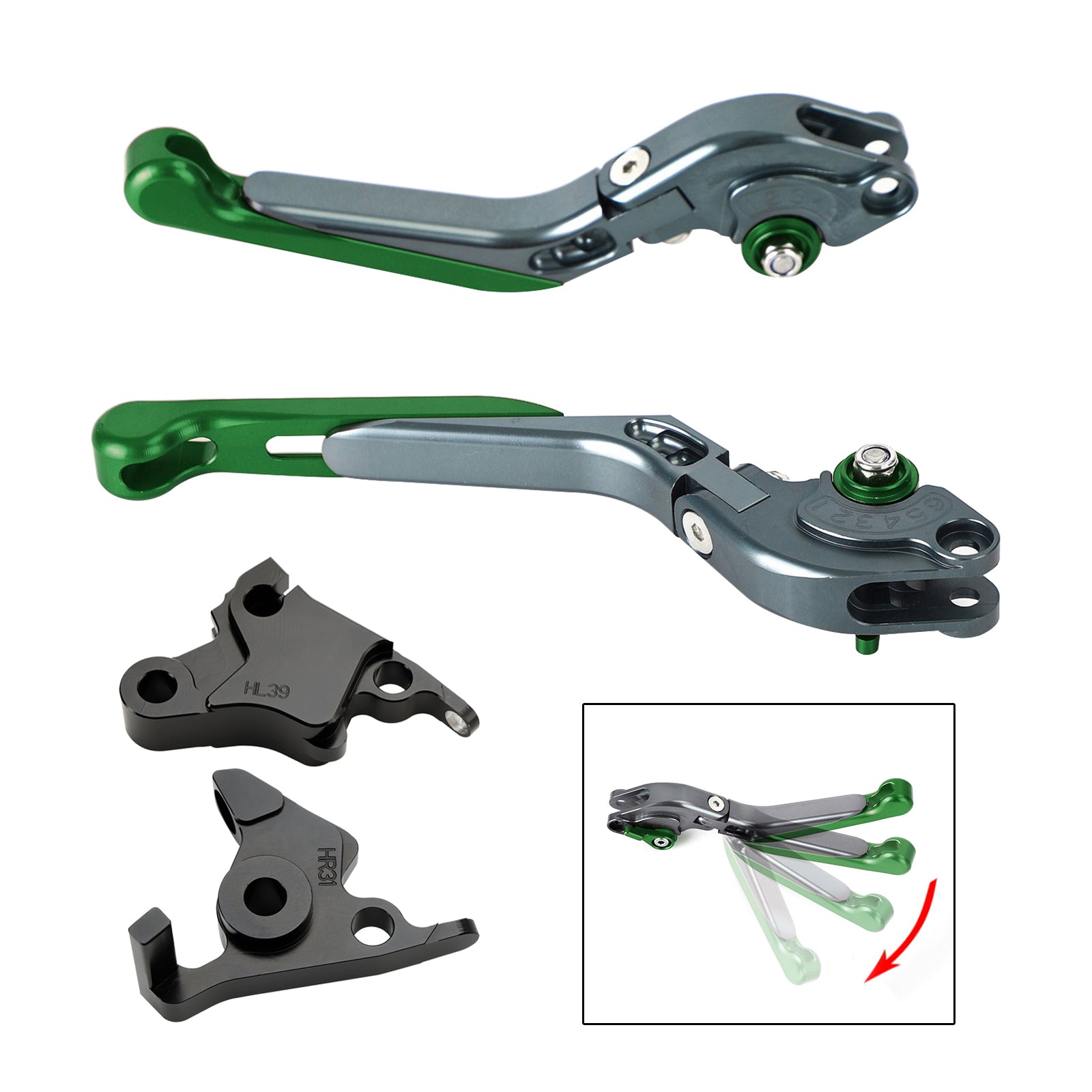 23-24 CFMOTO 450SS 450SR 21-23 450NK Adjustable Clutch Brake Lever