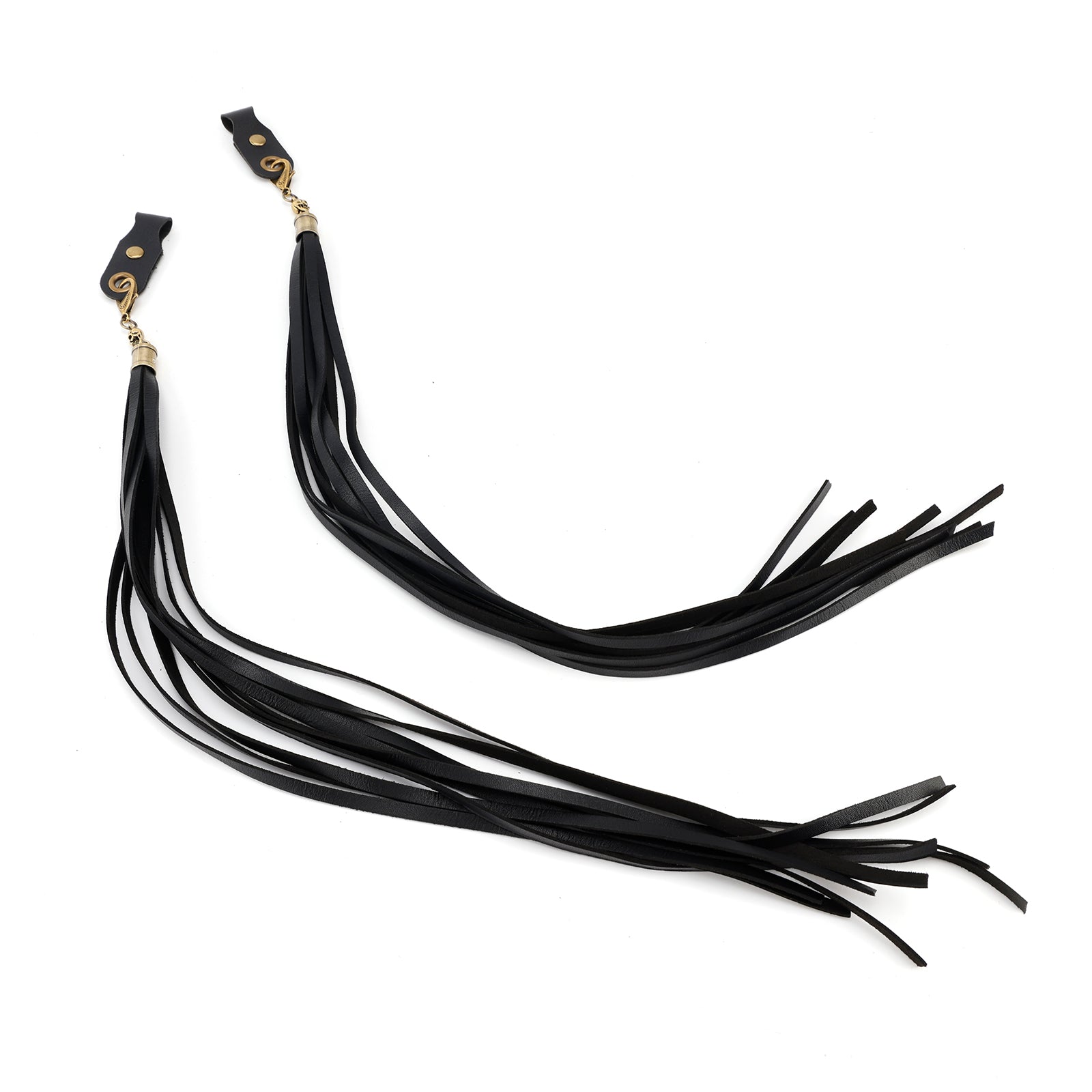 Dyna Road Glide Road King Handlebar Tassel Brake Lever Grip Decoration Black