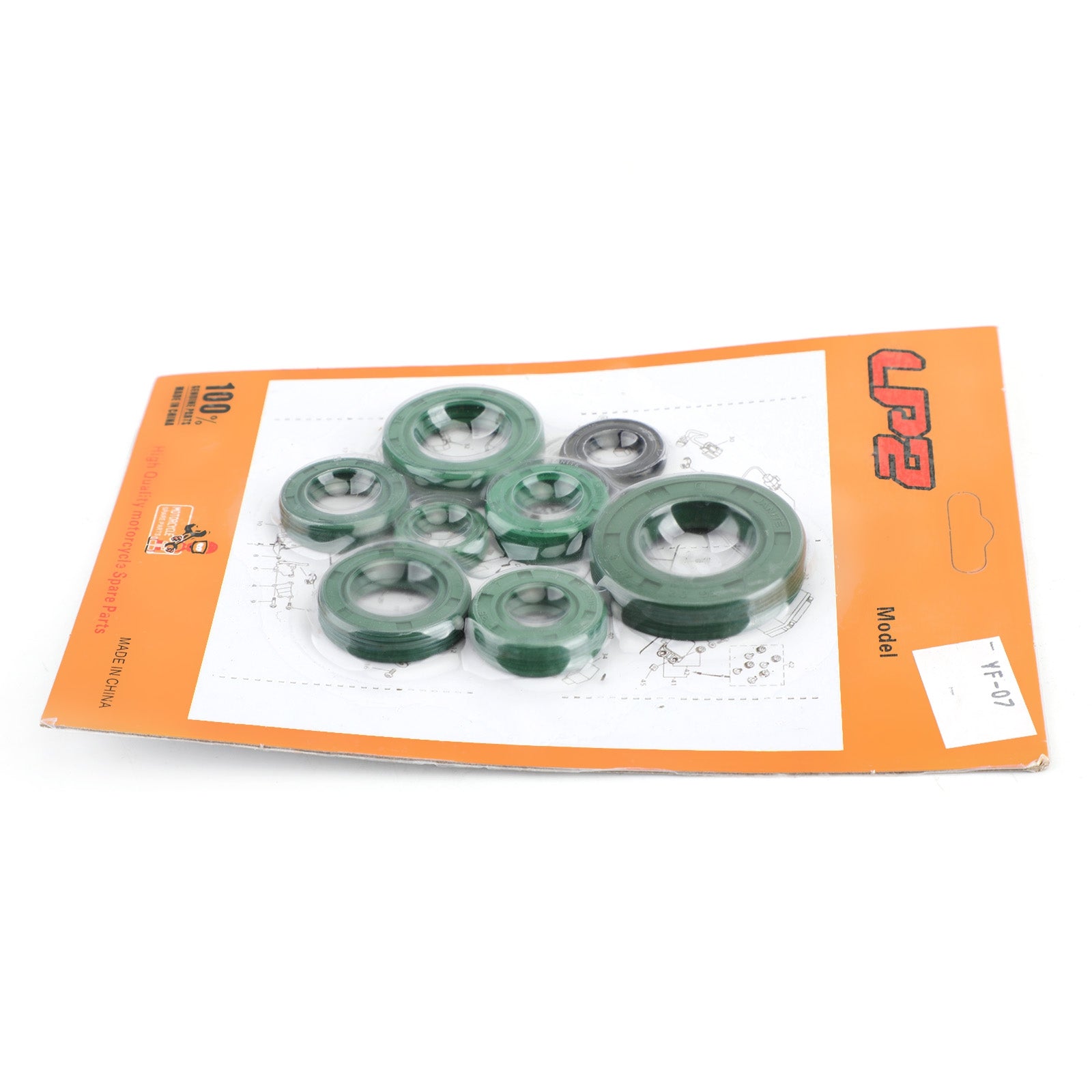 8pcs Honda 86-02 CR80R Experte 03-07 CR85R Expert Motoröl Seal Seal Kit