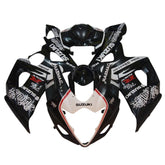 Amotopart 2005-2006 K5 GSXR1000 Suzuki Black with White Accents Fairing Kit