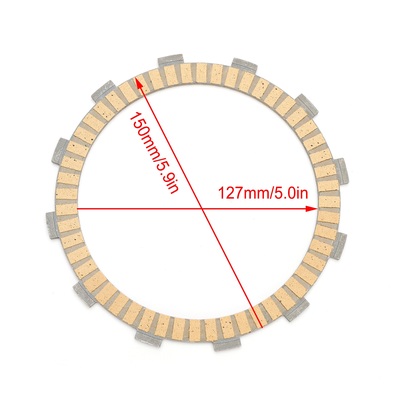 Honda CBR1100XX Blackbird 97-98 Clutch Friction Plate Kit 22201-MAT-000 22202-MAT-000