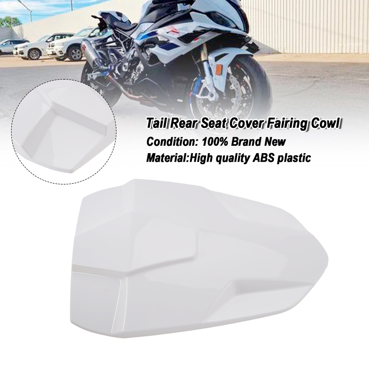 2023-2026 BMW S1000RR Rear Seat Cover Passenger Fairing Cowl