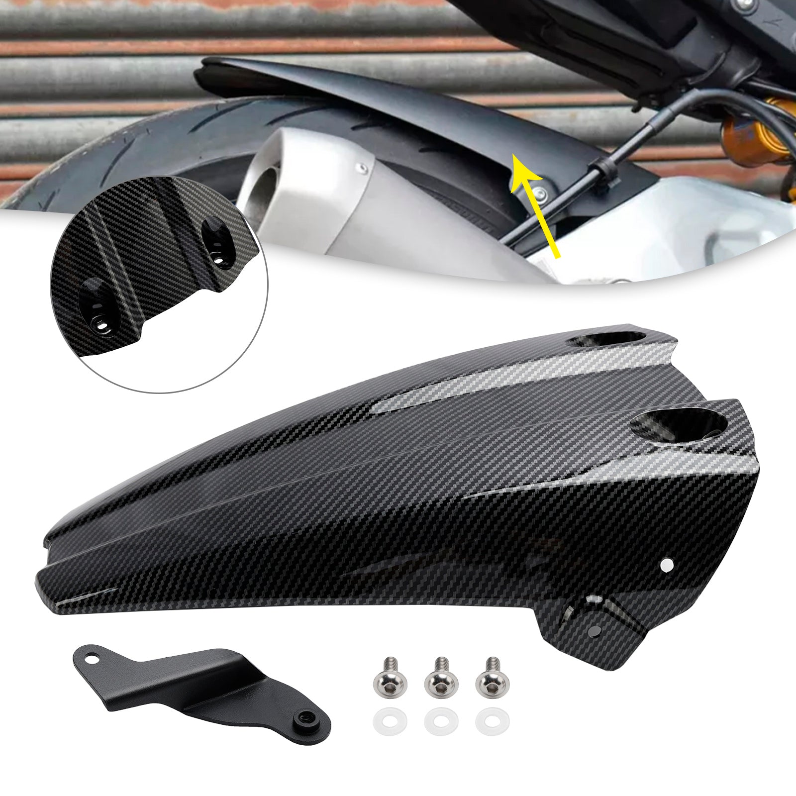 16-24 Yamaha MT-10 / SP MT10 Rear Fender Mudguard Fairing