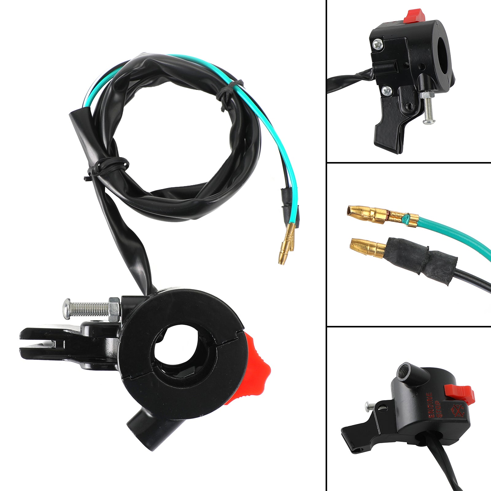 Starter Stop Switch Kill Switch Housing For Honda CRF50F 04-21 35130-GEL-D61