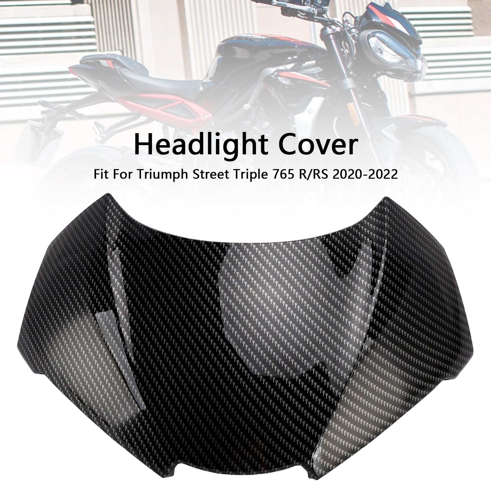 2020-2022 Street Triple 765 R/RS Front Nose Headlight Cover Fairing