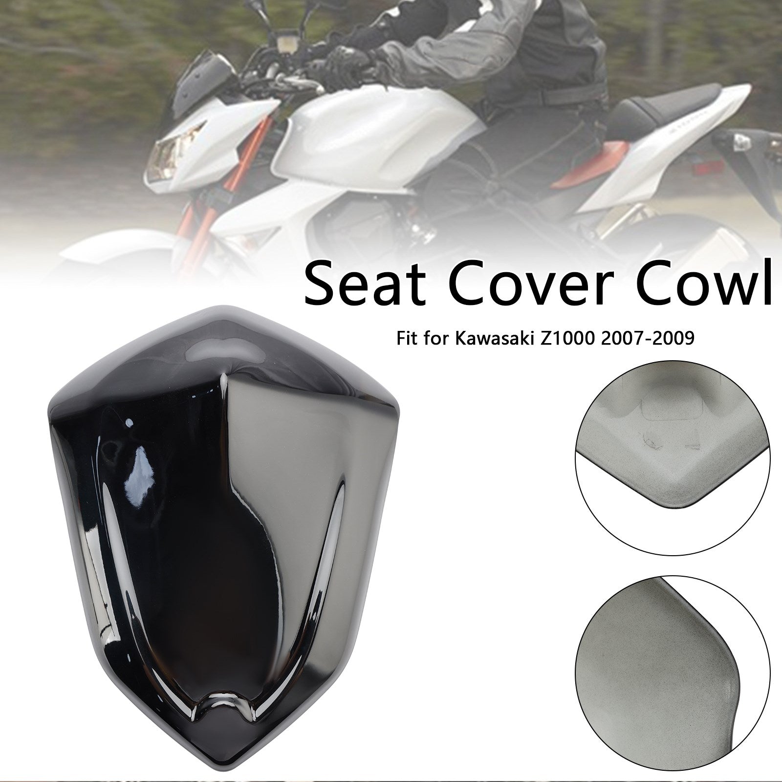 Cubierta de carenado para asiento trasero Kawasaki Z1000 07-09