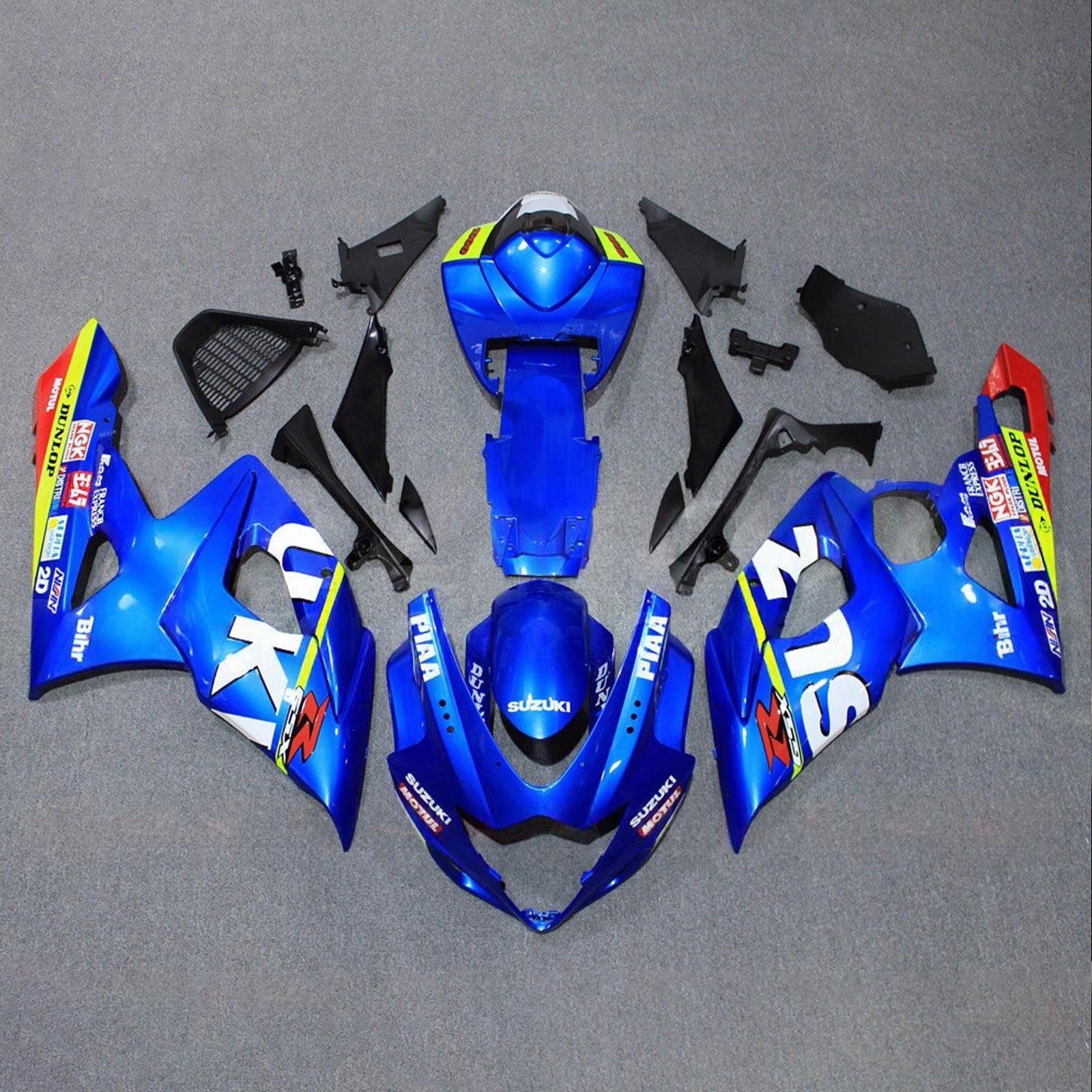 Amotopart 2005-2006 Suzuki GSXR1000 Blue White Red Fairing Kit