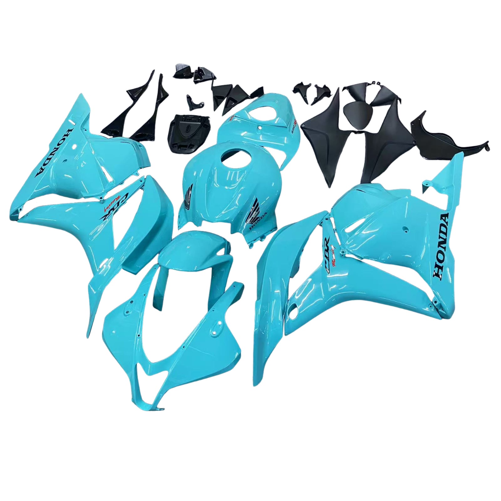Amotopart 2009-2012 Honda CBR600RR Light Blue Fairing Kit
