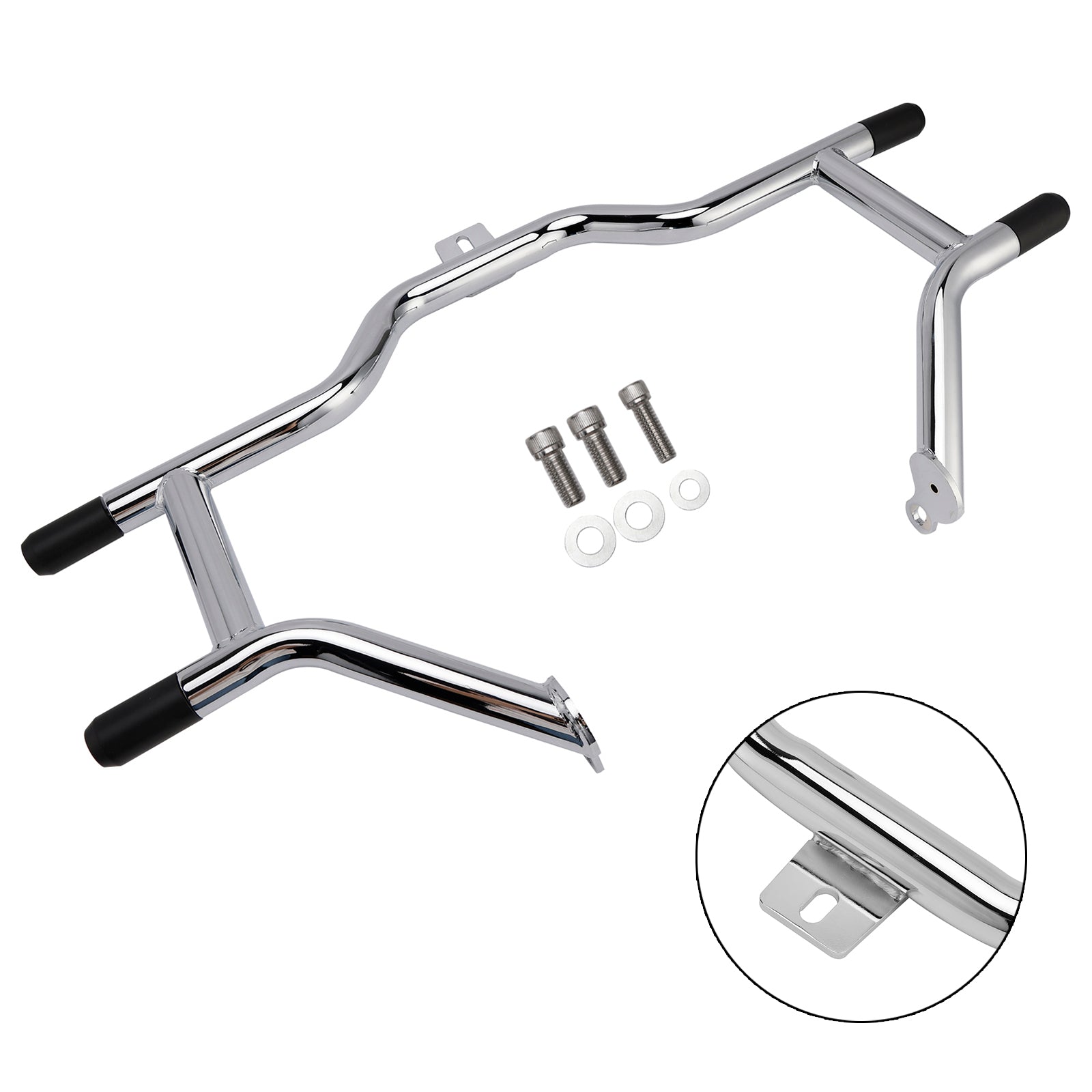 Cvo Road King 1997-2008 Engine Guard Anti-Crash Fairing Support Kit  Black