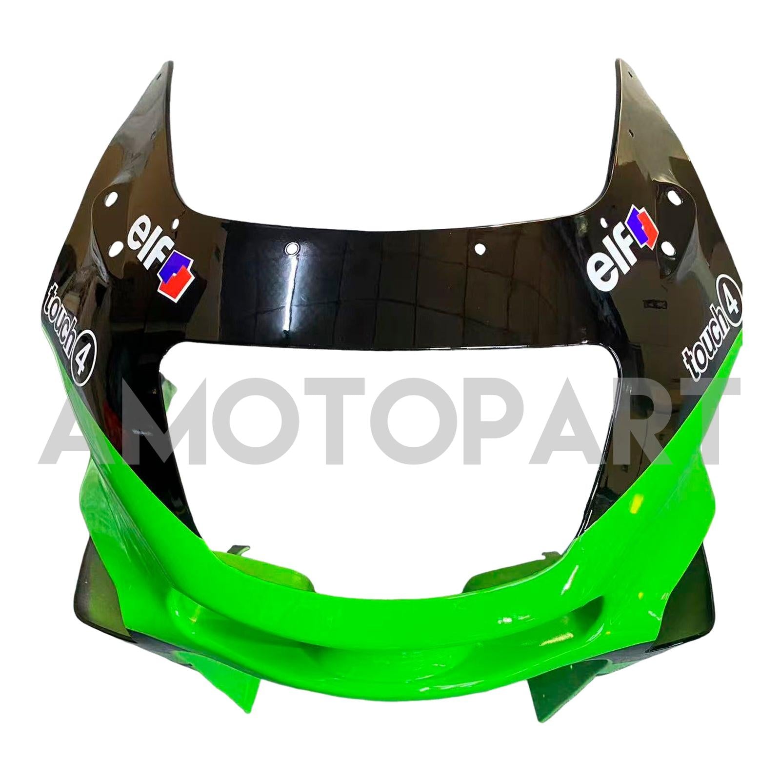 Amotopart Kawasaki 1993-2007 ZZR400 & 1998-2003 ZZR600 Green Black Fairing Kit
