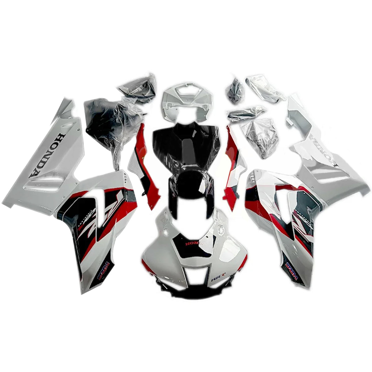 Amotopart 2020-2023 CBR1000RR-R Honda White&Red Style2 Fairing Kit