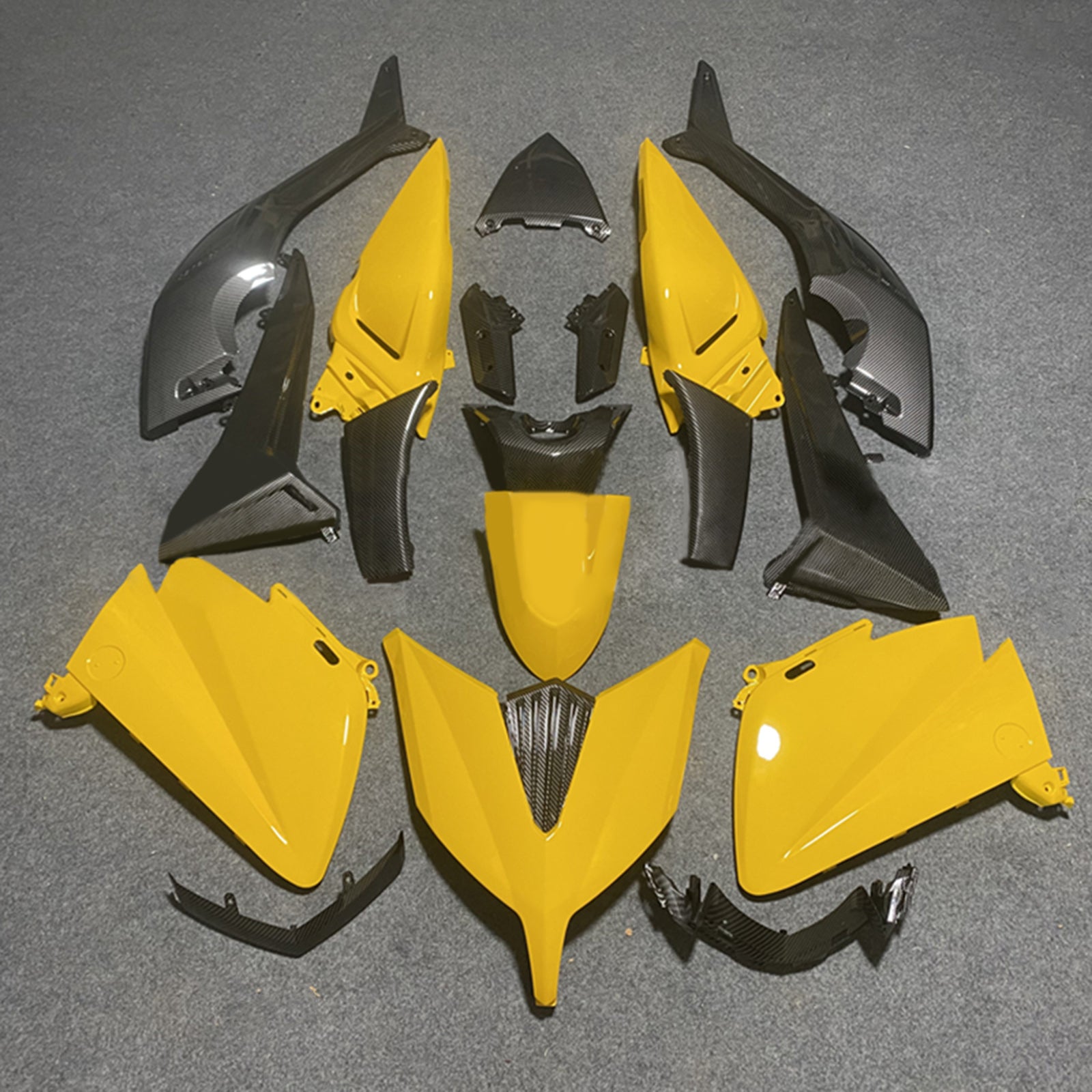 Amotopart 2015-2016 Yamaha T-Max TMAX530 Fairing Yellow&Black Kit