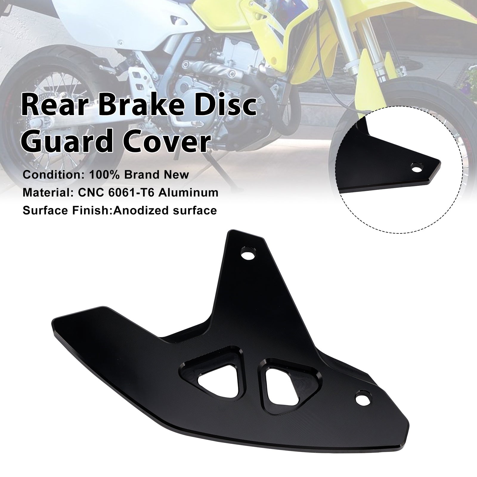 2000-2024 Suzuki DR-Z400SM DRZ400/S/E Rear Brake Disc Guard Cover