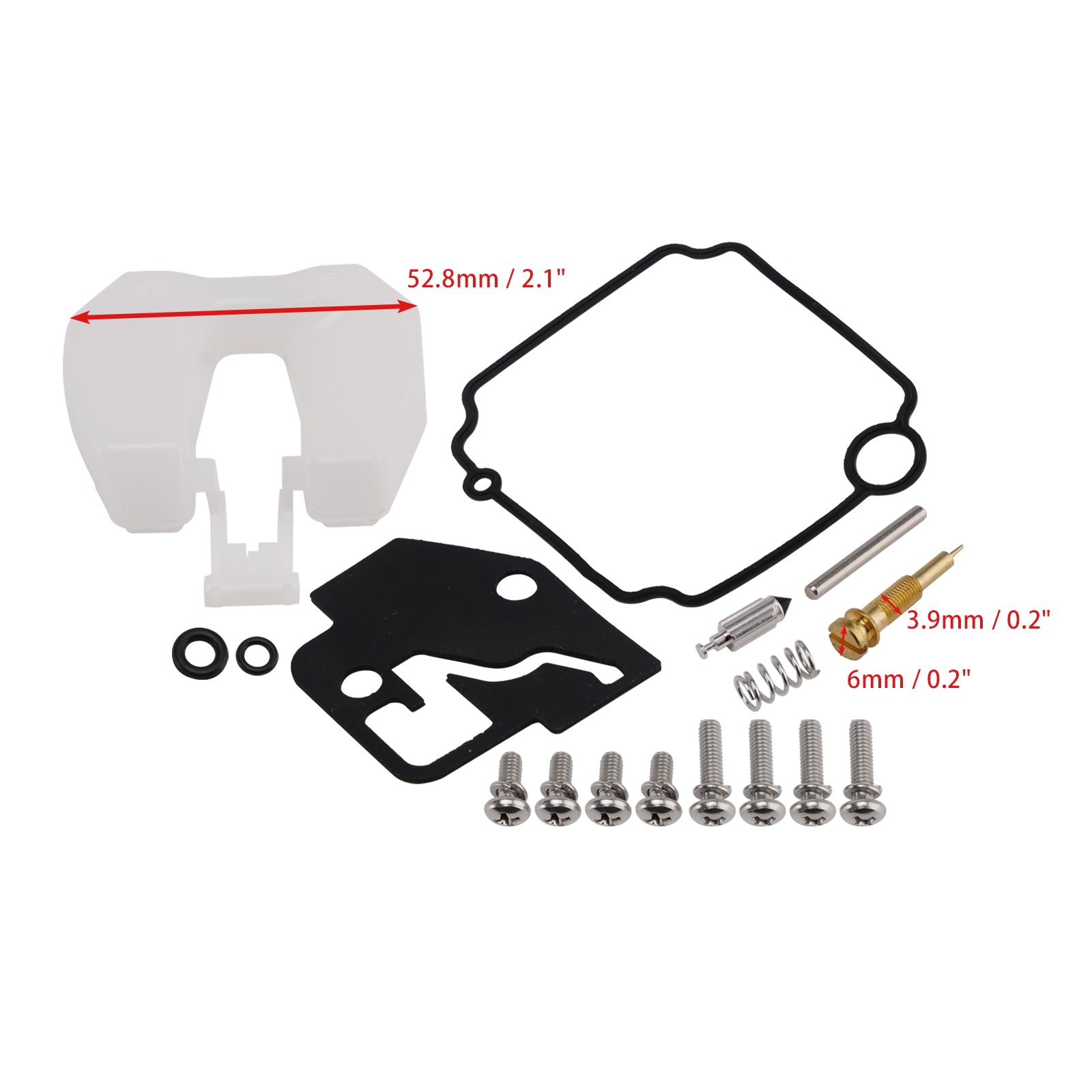 Tohatsu 8hp MFS8 9.8hp MFS9.8 3V1-87122-0 Carburetor Carb Rebuild Kit