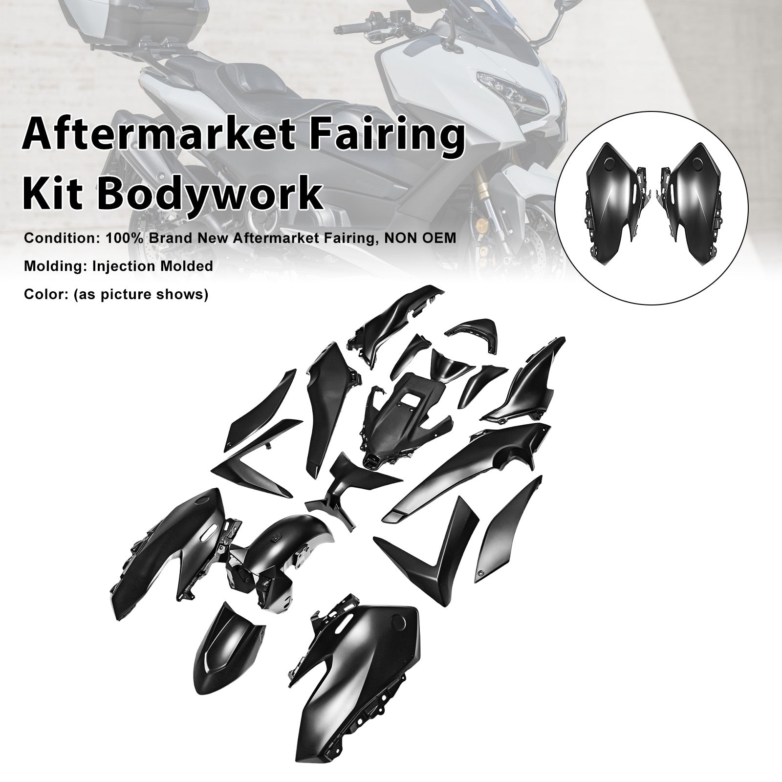 Amotopart 2025-2026 Yamaha TMAX560 Fairing Kit Collection